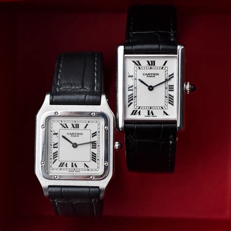 cartier santos vs tank